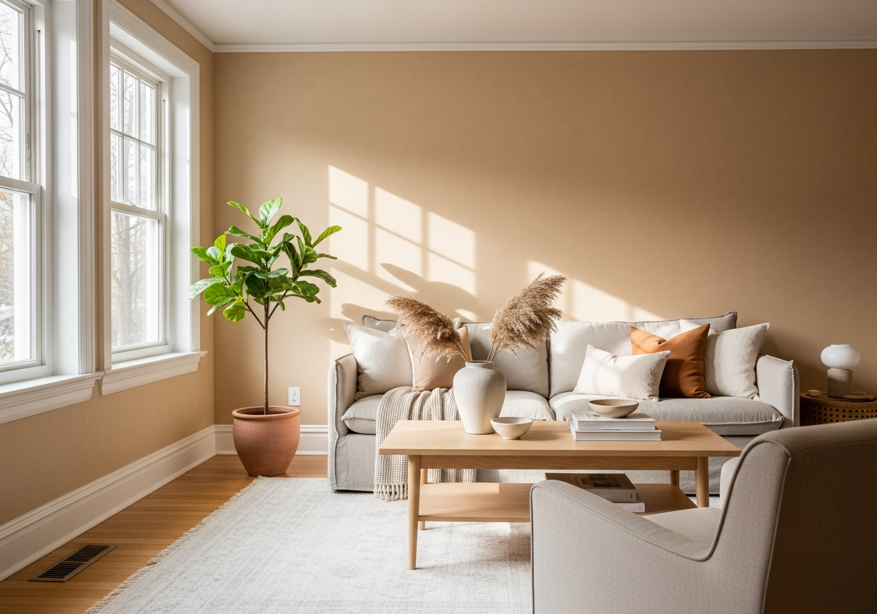 Sand Color Paint for Living Room: The Best Neutral for Any Style