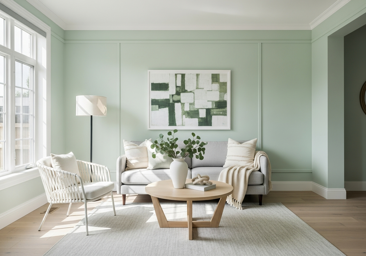 The Best Light Green Paint Colors for Living Room Walls