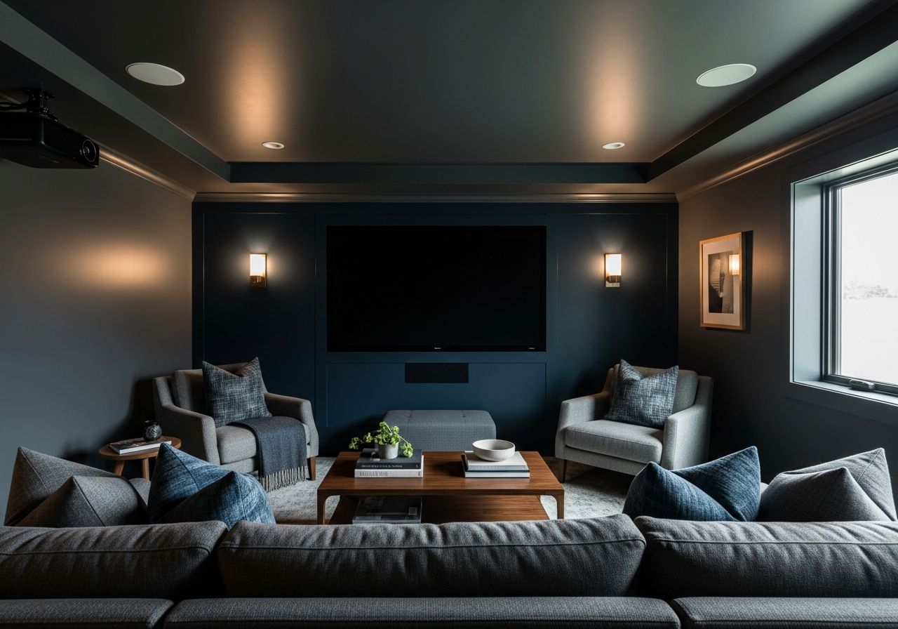 Best Media Room Paint Ideas for a True Theater Experience