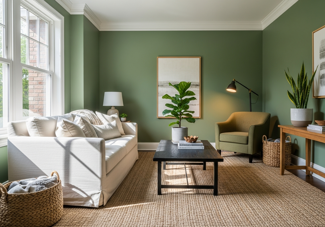Best Green Paint for Living Room Walls: Top Shades and Tips