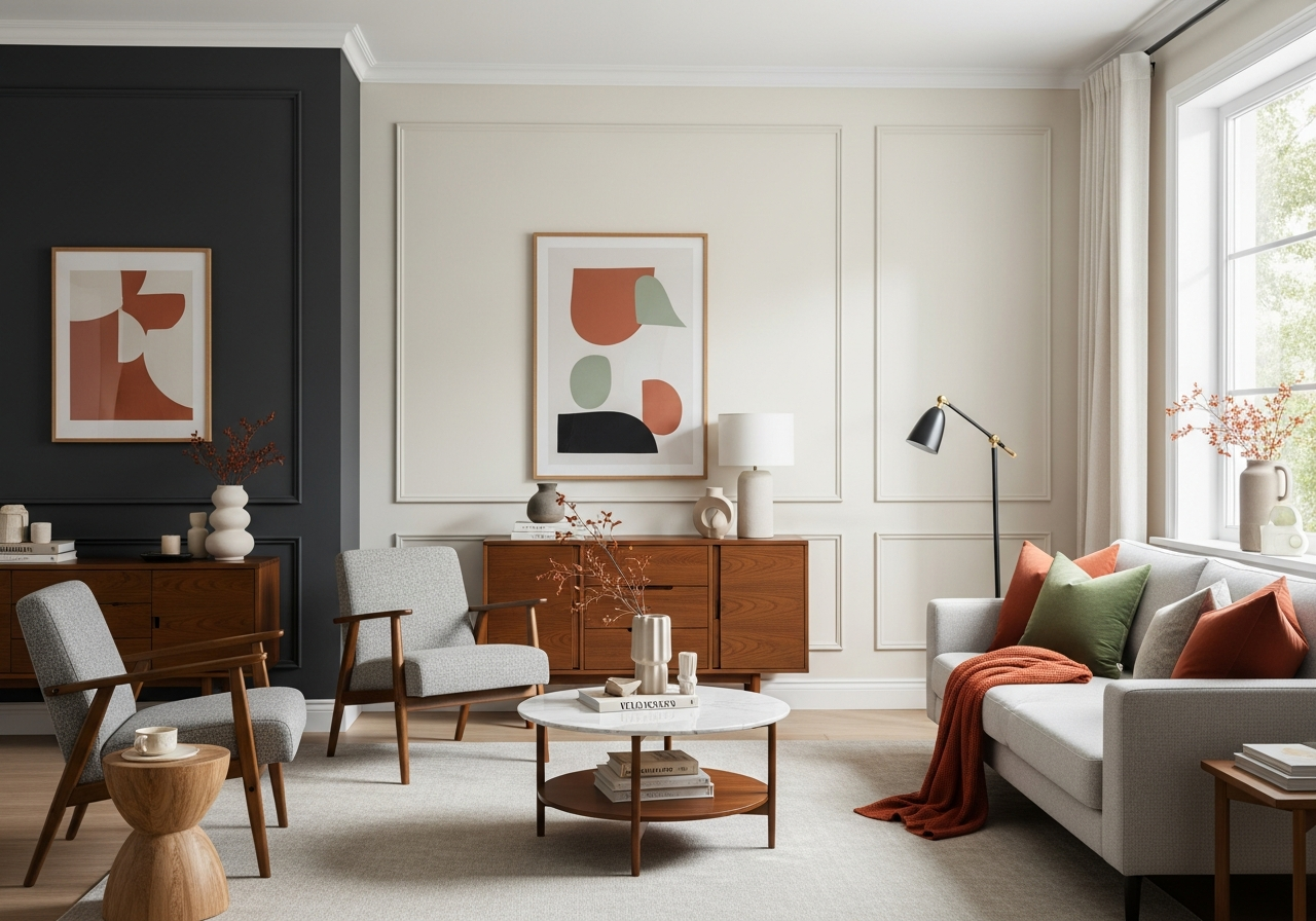 Best Paint Combination for Living Room: Designer Color Palettes