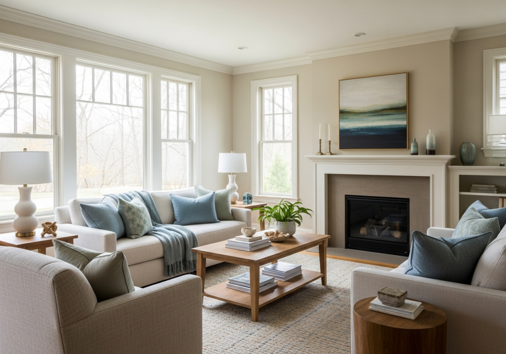 Best Paint Colours for North Facing Living Room Spaces