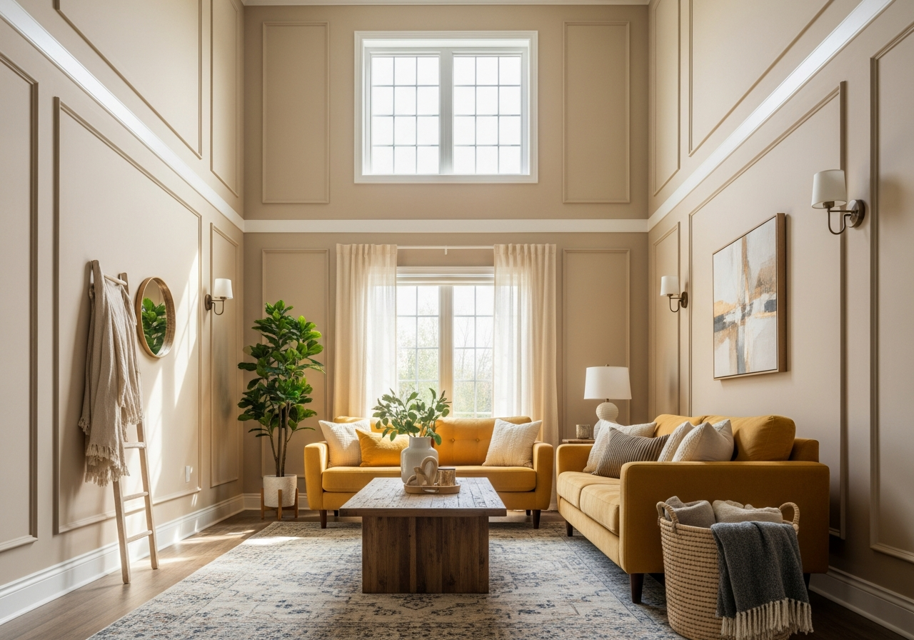 Best Paint Colors for Large Room With High Ceiling: Guide