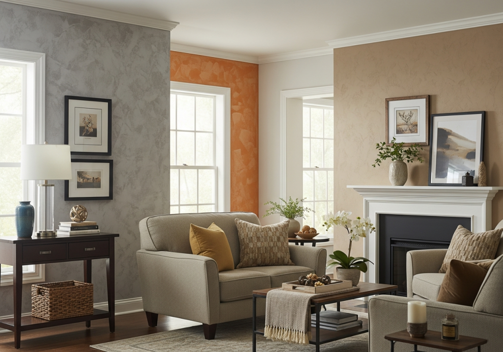 Living Room Texture Paint Design Ideas That Transform Your Space