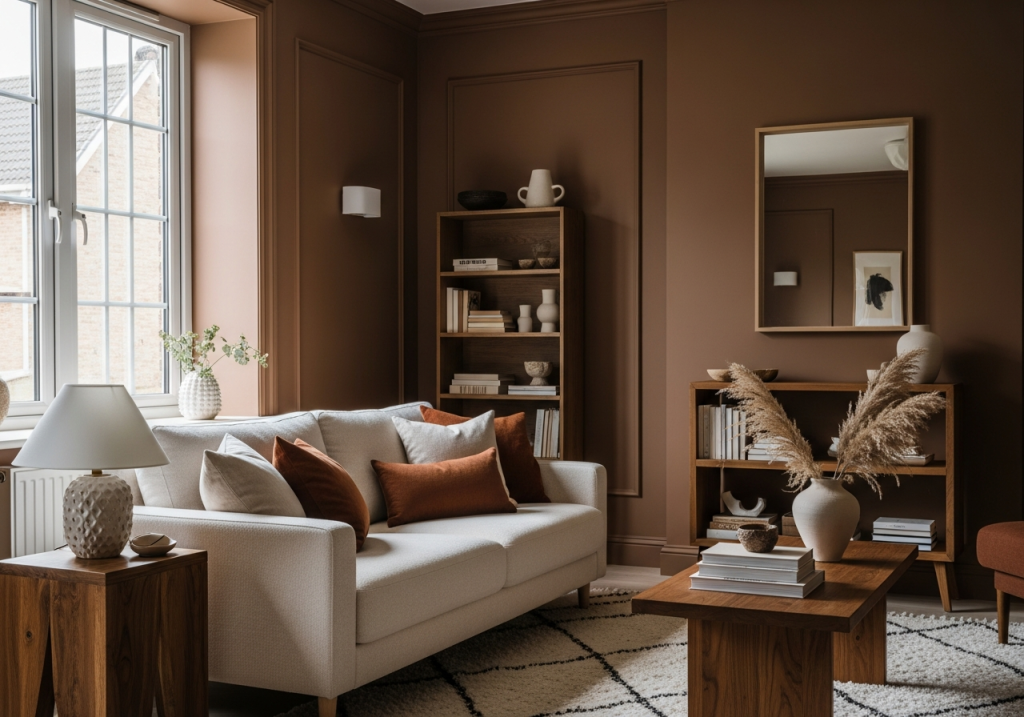 Brown Living Room Paint Ideas That Actually Look Amazing