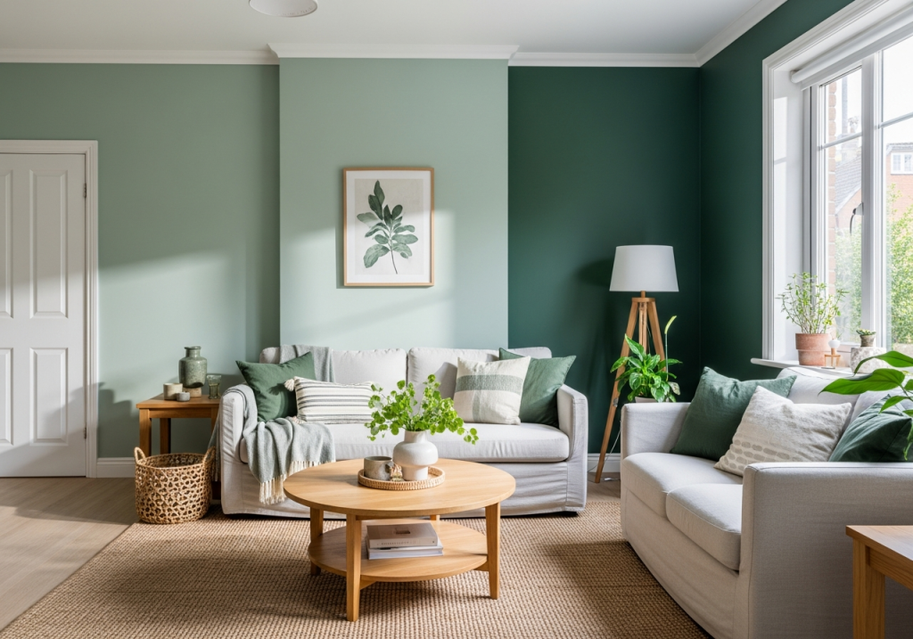 Best Green Living Room Paint Colors for a Fresh, Modern Look