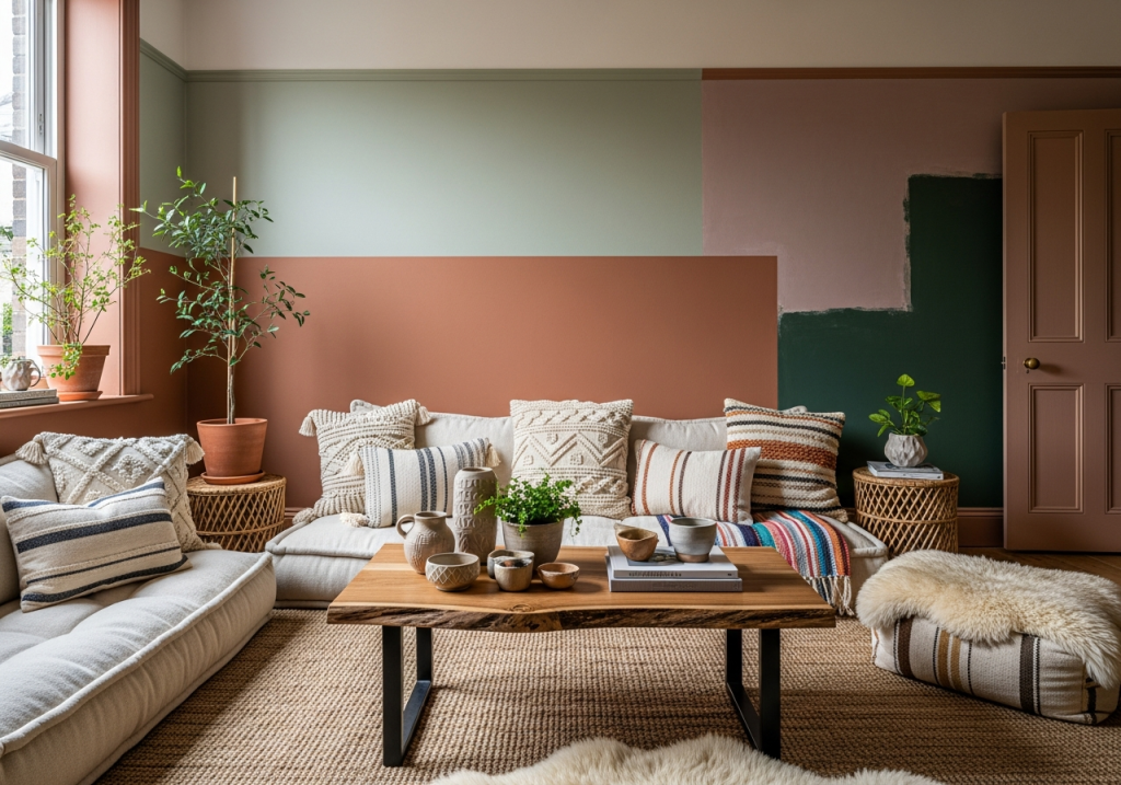 Best Boho Living Room Paint Colors for a Cozy, Collected Space