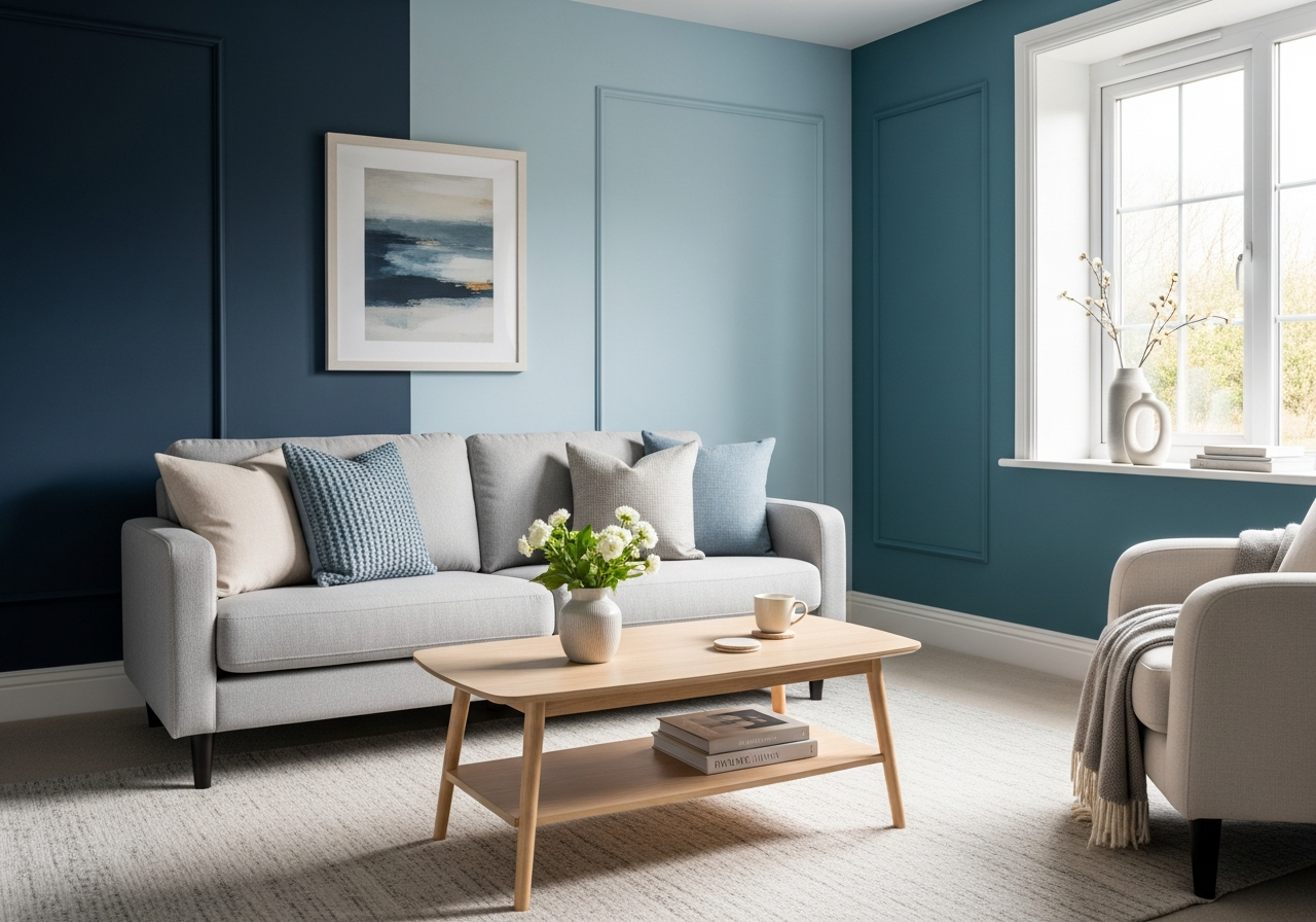 Fresh Blue Living Room Paint Ideas for a Calm and Stylish Space