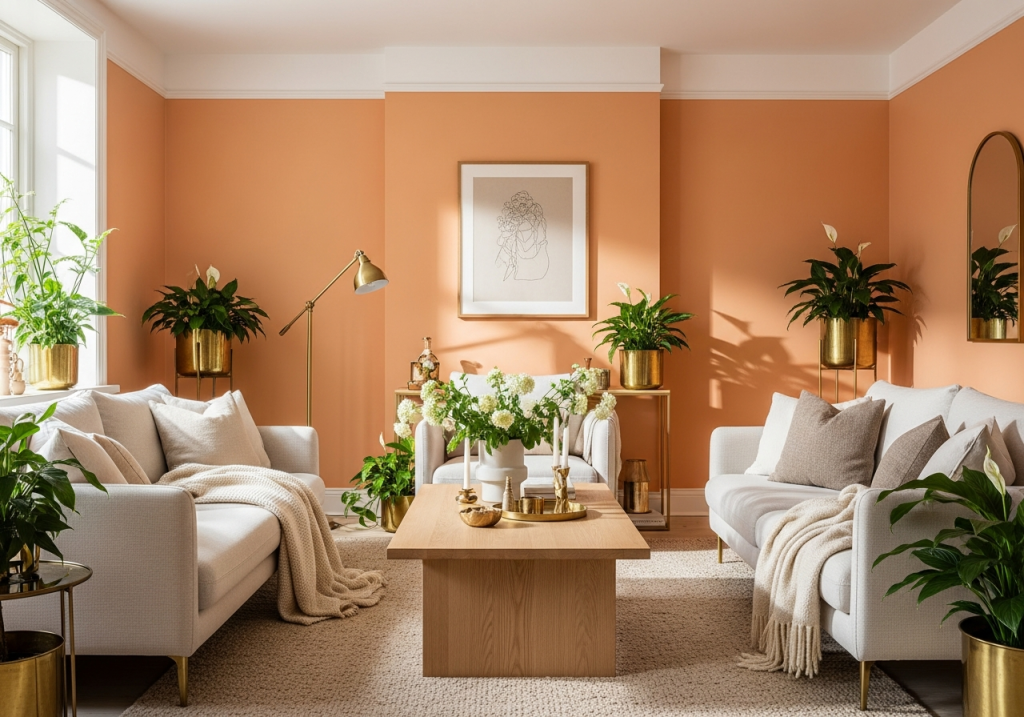 Apricot Paint Color for Living Room: Warmth and Style Made Easy