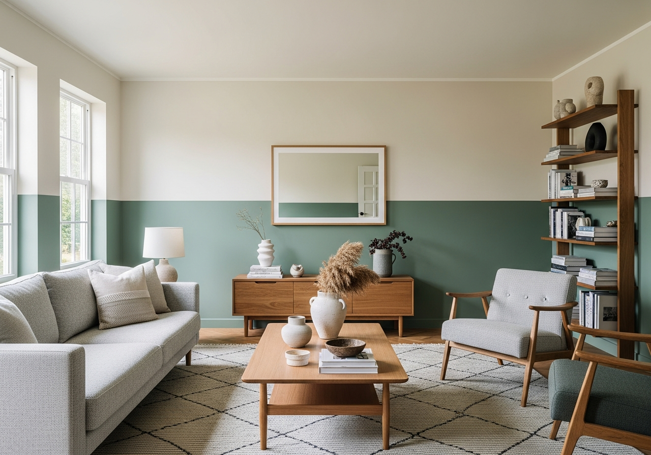 Best 2 Tone Living Room Paint Ideas for a Fresh Look