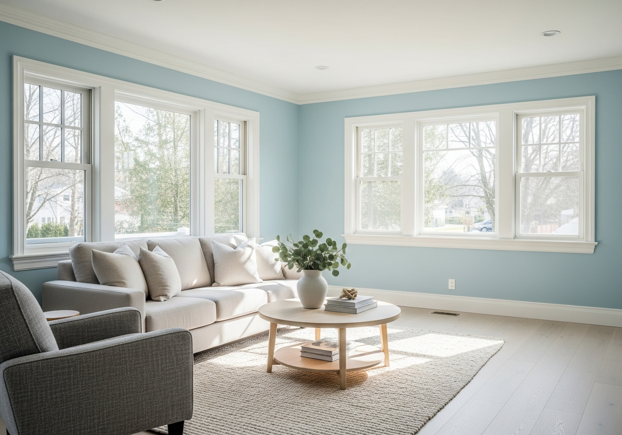 Why Light Blue Paint for Living Room Walls Feels So Inviting