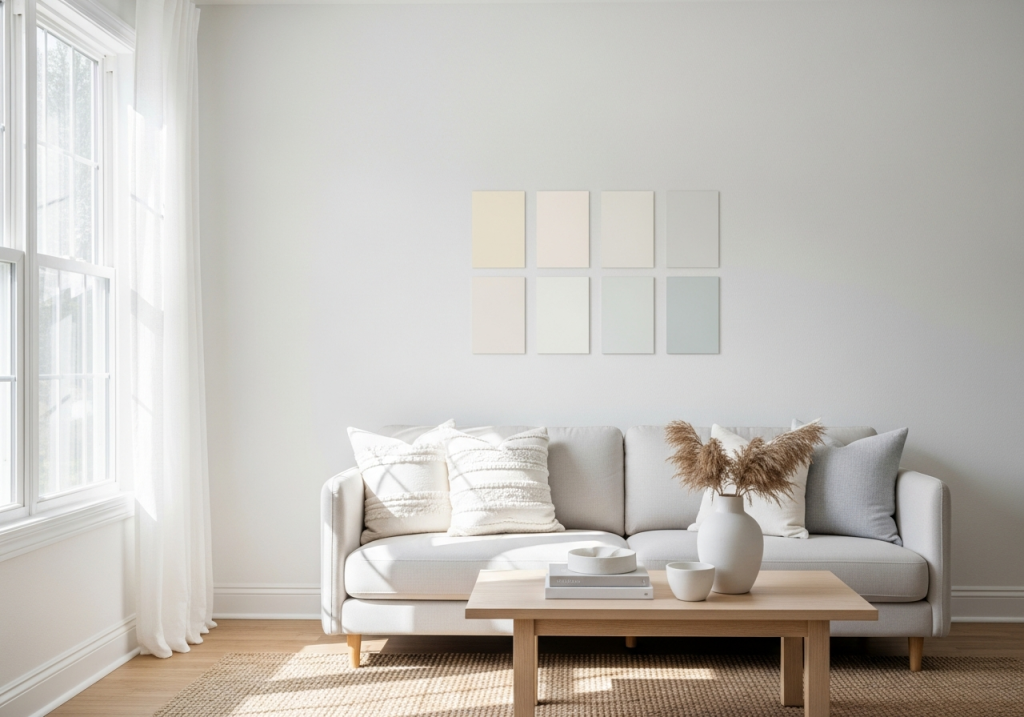 How to Choose the Best White Paint Color for Living Room Walls