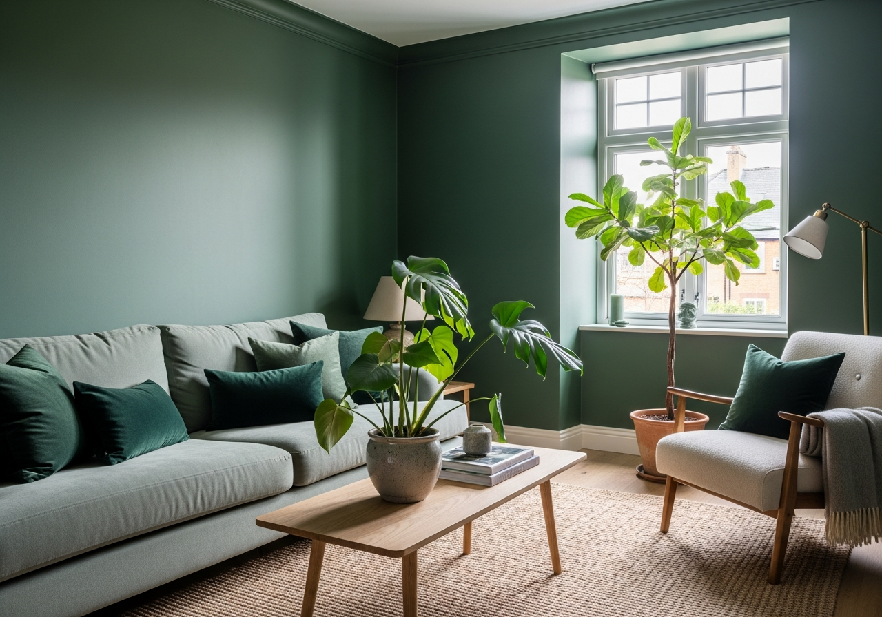 Best Green Living Room Paint Ideas for Style and Comfort